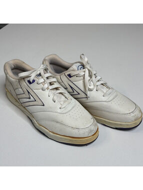 Vintage Brooks Team Brooks Leather Sneakers White Korea 10